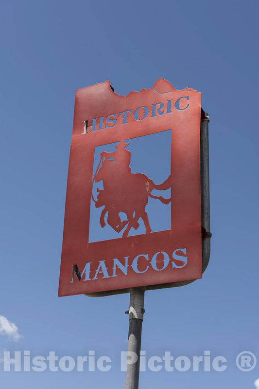 Photo - There's typically Lots of Sunshine and Blue Sky in Mancos, in Southwest Colorado. All The Better to See The Details of The town's Signature Street Signs