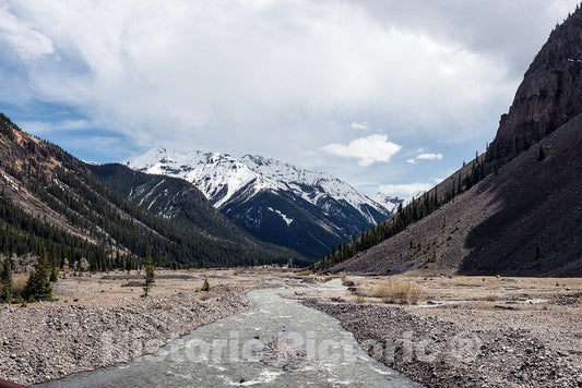 Photo- Scene in The San Juan Mountains Above Silverton, Colorado, Along The Mostly Dirt-and-Gravel Alpine Loop That 1 Fine Art Photo Reproduction