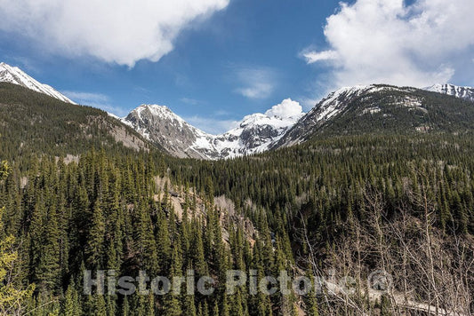Photo- Scene in The San Juan Mountains Above Silverton, Colorado, Along The Mostly Dirt-and-Gravel Alpine Loop That 3 Fine Art Photo Reproduction