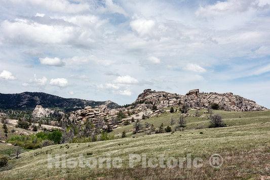 Photo- Vedauwoo Turtle Rock, a Towering Pile of Weathered Sherman Granite That is The Cornerstone of a 3.2-Mile Trail in The Medicine Bow-Routt National Forest 2 Fine Art Photo