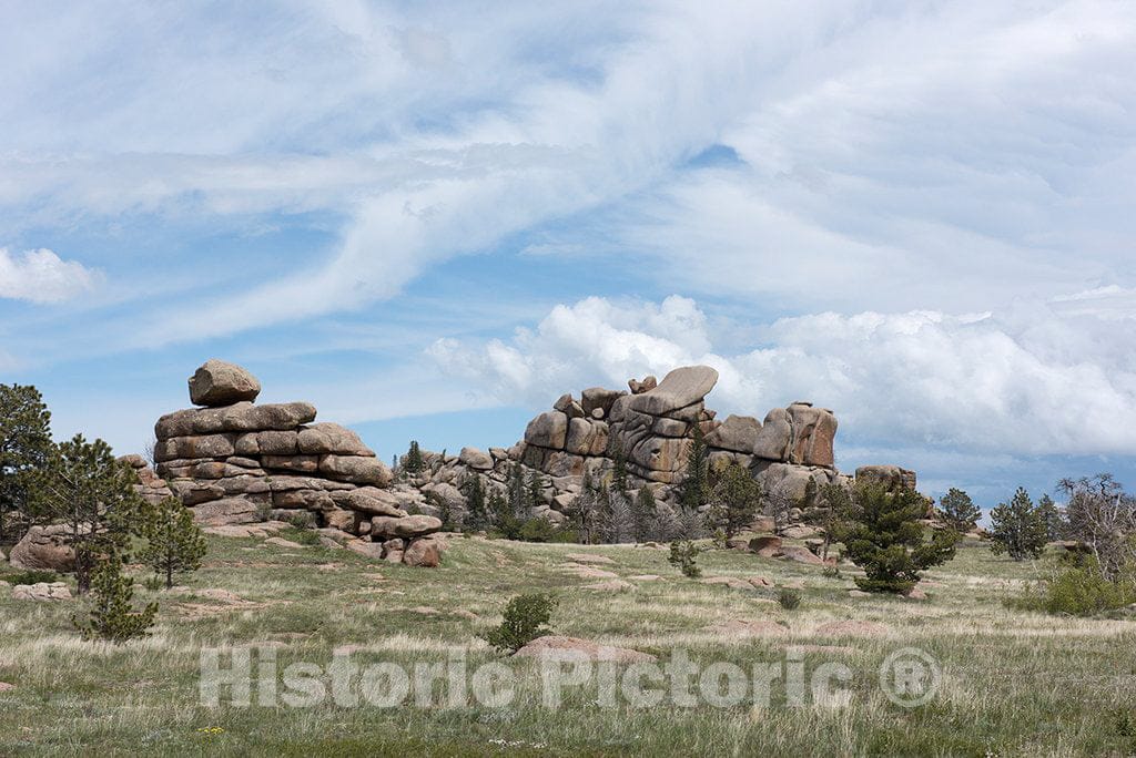 Photo- Vedauwoo Turtle Rock, a Towering Pile of Weathered Sherman Granite That is The Cornerstone of a 3.2-Mile Trail in The Medicine Bow-Routt National Forest 3 Fine Art Photo