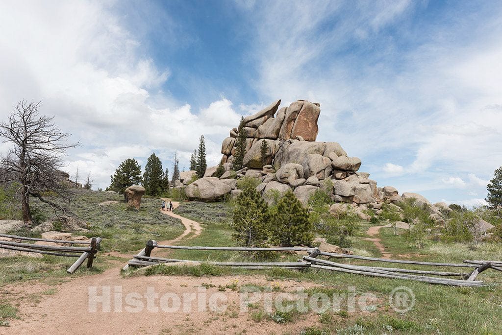 Photo- Vedauwoo Turtle Rock, a towering pile of weathered Sherman Granite that is the cornerstone of a 3.2-mile trail in the Medicine Bow-Routt National Forest 5 Fine Art Photo