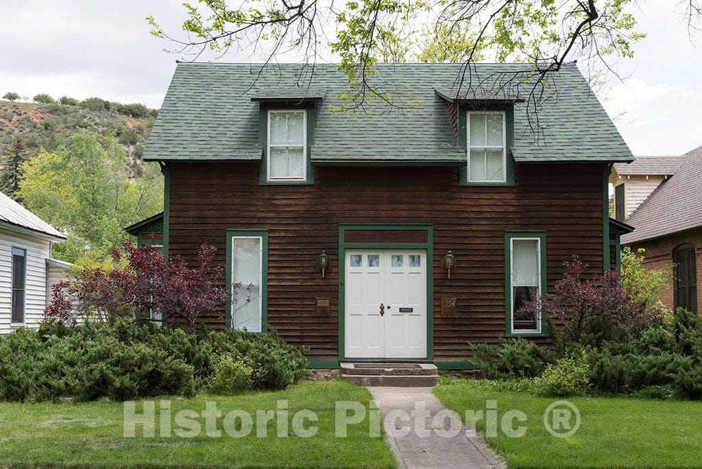 Photo - The 1883 Wigglesworth House, Once Home to Town Manager William Hudson Wigglesworth, in Durango, The seat of La Plata County in Southern Colorado