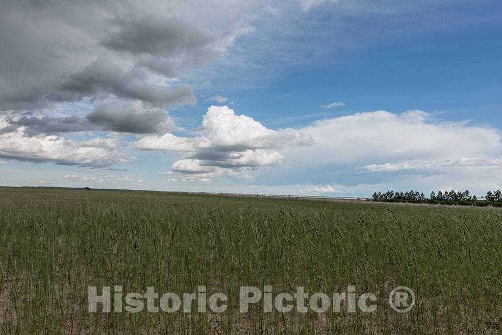Photo - Rural Scene Near Egbert, East of Cheyenne in Laramie County, Wyoming- Fine Art Photo Reporduction