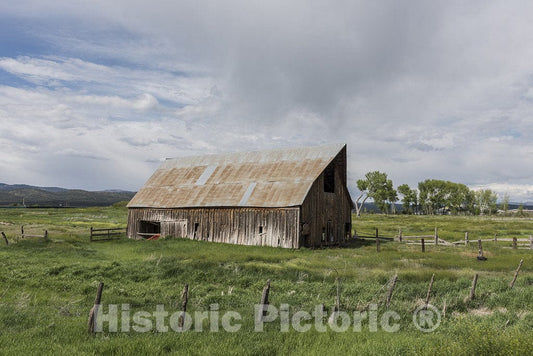 La Plata County, CO Photo - A Weathered barn in Rural La Plata County, Colorado