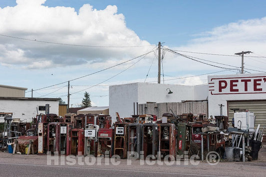 Photo- If You Ever Wondered Where All The Old Gasoline Pumps Went When Service Stations Closed or Changed Business Purposes 1 Fine Art Photo Reproduction
