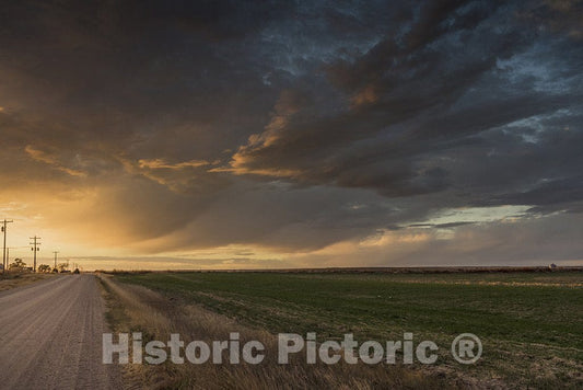 Ovid, CO Photo - Beautiful Sunset Near The Town of Ovid (and Close to The Nebraska Border) in Sedgwick County, Colorado