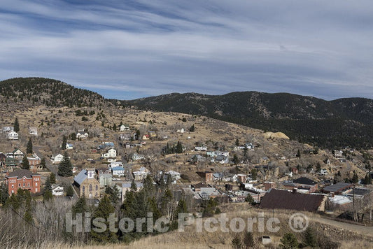 Central City, CO Photo - Elevated View of Central City, Colorado