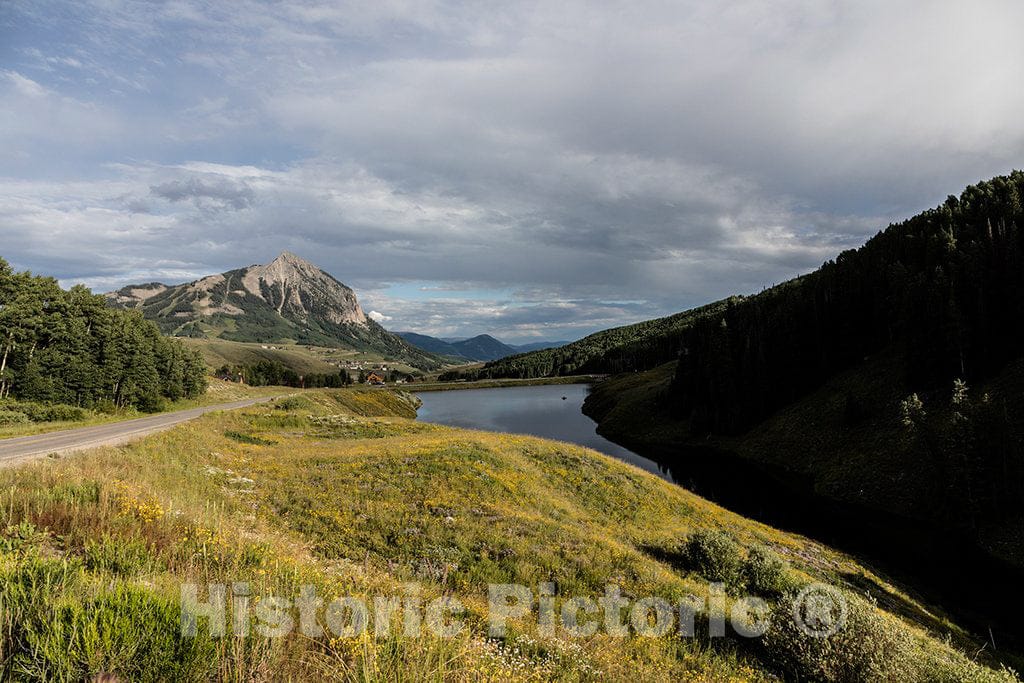 Photo- Meridian Lake in Gunnison County, high in The Rocky Mountains of Colorado Along The Alpine, Dirt Washington Gulch Road Above The City of Crested Butte 2 Fine Art Photo