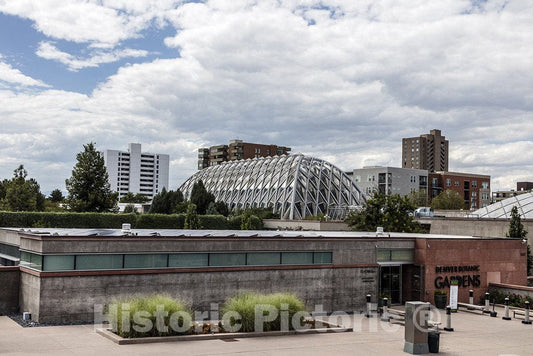 Denver, CO Photo - The Denver, CO, Botanic Gardens' atriums, viewed from a Nearby Rooftop