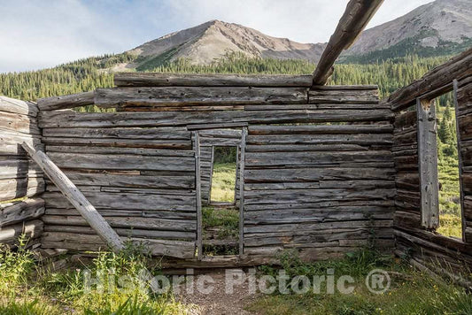 Photo - Remnants of a cabin in Independence Ghost Town, just off State Highway 82 through the"Top of the Rockies" route through Independence Pass in Pitkin County