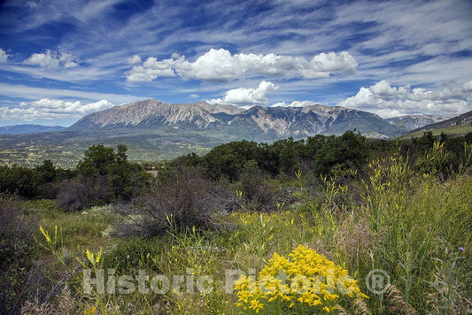 Gunnison County, CO Photo - Meadow and Rocky Mountain View in Gunnison County, Colorado