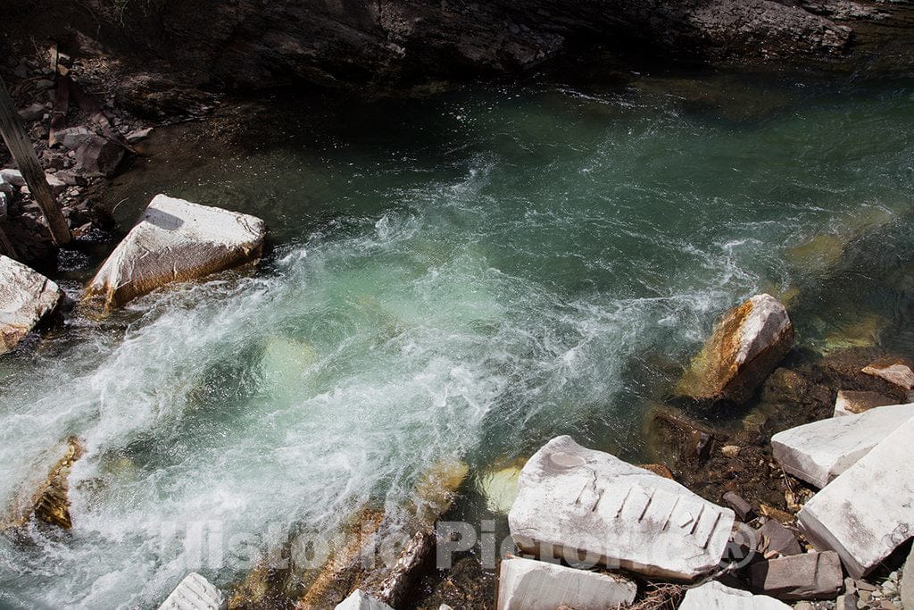 Photo - The (Sometimes) Rushing Crystal River, one of Colorado's Noted Trout Streams, in Gunnison County, high in The Rocky Mountains Above The Town of Marble