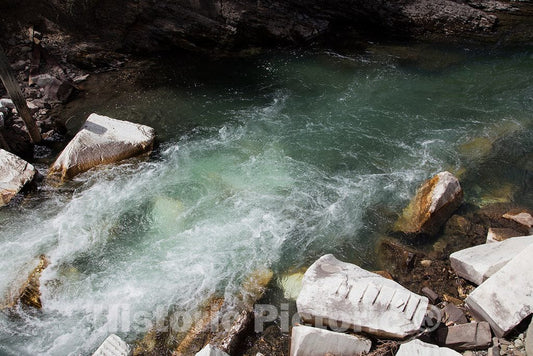 Photo - The (Sometimes) Rushing Crystal River, one of Colorado's Noted Trout Streams, in Gunnison County, high in The Rocky Mountains Above The Town of Marble
