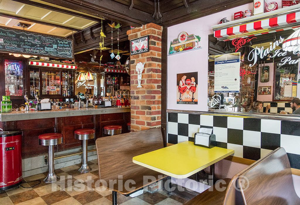 The Past Comes Alive at The Plains Trading Post Complex, Including This Restaurant and ice Cream Parlor  6