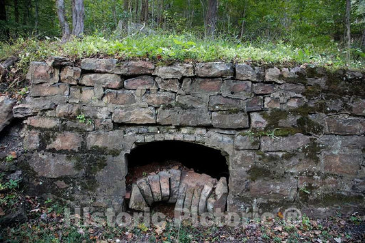 Photo- Remnants of coke ovens at Nuttallburg 2 Fine Art Photo Reproduction
