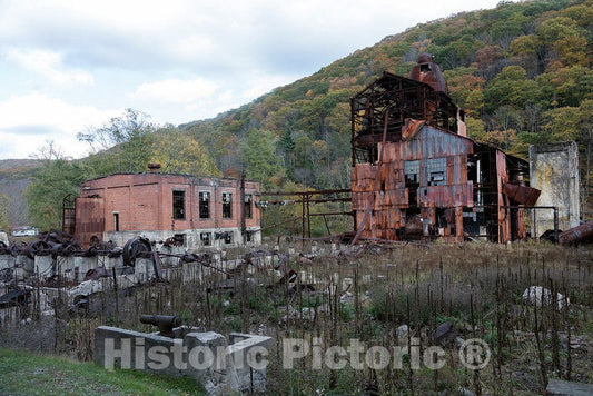 Photo- Once a Symbol of The Economic Power of Timber and The Lumber Business in Early 21st-Century West Virginia, This Mill Building 2 Fine Art Photo Reproduction