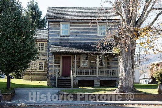 Photo - The Clark-Wiseman House, one of Union, West Virginia's earliest Structures- Fine Art Photo Reporduction