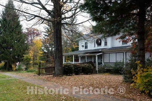 Photo - One of Several Historic Houses on Hale Avenue, Princeton, West Virginia's Favored turn-of-the-20th-century Address- Fine Art Photo Reporduction
