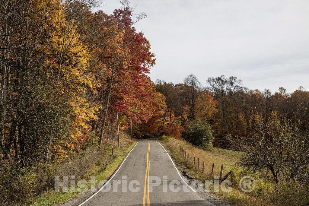 Upshur County, WV Photo - Fall Scene in Upshur County, West Virginia