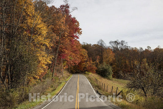 Upshur County, WV Photo - Fall Scene in Upshur County, West Virginia