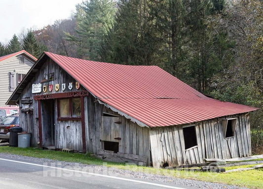 Photo - Wool Studio in Tiny Helvetia, Once a Swiss Colony in Randolph County, West Virginia- Fine Art Photo Reporduction