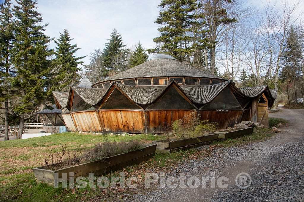 Himalayan-Style yurts, which Serve as Living Quarters, and Guest Houses at The Mountain Institute, a Community of conservationists on The Slopes of Spruce Knob 3