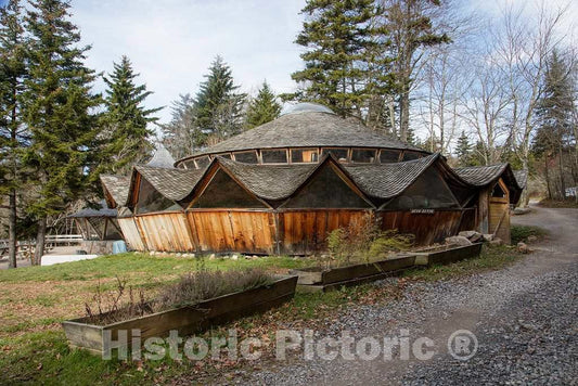 Himalayan-Style yurts, which Serve as Living Quarters, and Guest Houses at The Mountain Institute, a Community of conservationists on The Slopes of Spruce Knob 3