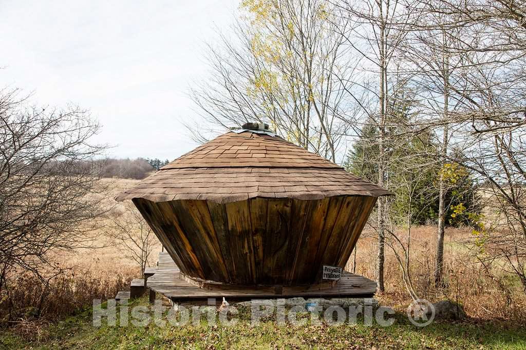 Himalayan-style yurts, which serve as living quarters, and guest houses at the Mountain Institute, a community of conservationists on the slopes of Spruce Knob 4