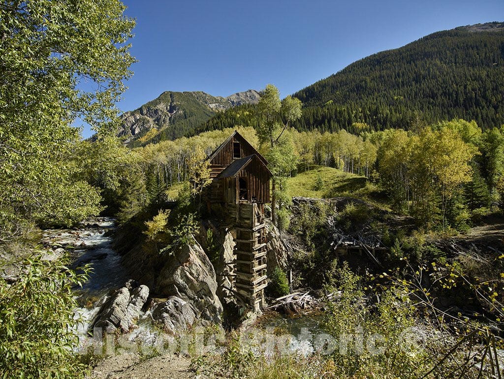 Crystal, CO Photo - Crystal Mill, one of The Most-Photographed (Though Most Difficult to Reach) Historic Sites in Colorado.