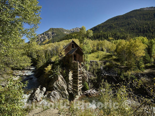 Crystal, CO Photo - Crystal Mill, one of The Most-Photographed (Though Most Difficult to Reach) Historic Sites in Colorado.