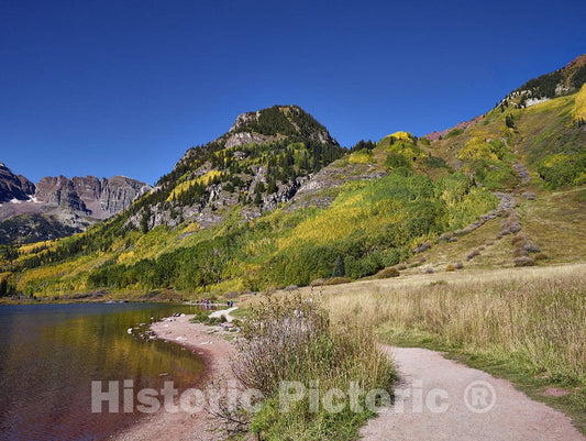 Aspen, CO Photo - Rocky Mountain Peaks Near The Better-Known Maroon Bells Peaks Outside of Aspen, Colorado.