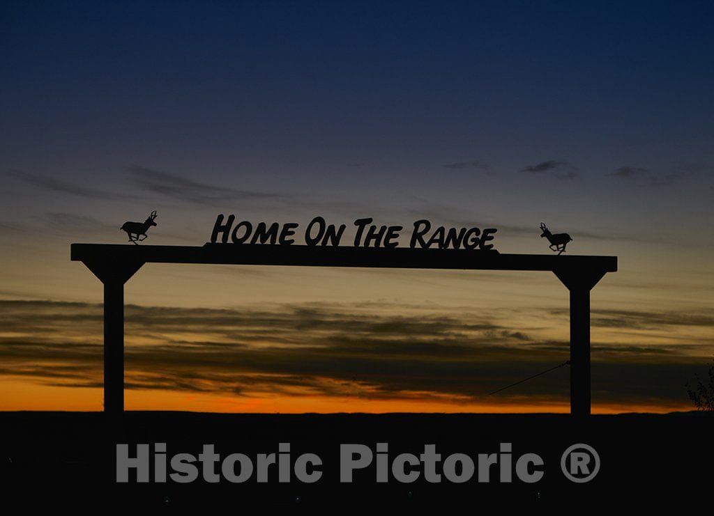 Farson, Wyoming Photo - A Creative, Even Nostalgic, Ranch Entrance Sign Near The Hamlet of Farson in Sweetwater County, Wyoming.