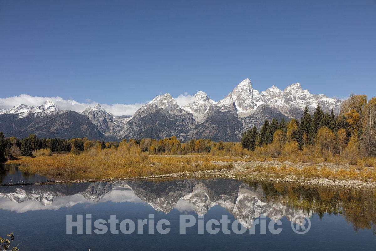 Grand Teton National Park, Wyoming Photo - The Majestic Peaks of The Teton Range-
