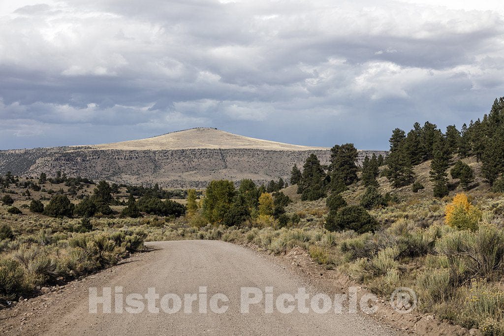 Conejos County, CO Photo - A Dirt Road Leading to a high San Juan Mountain Plateau in Conejos County, Colorado, Near The New Mexico Border.