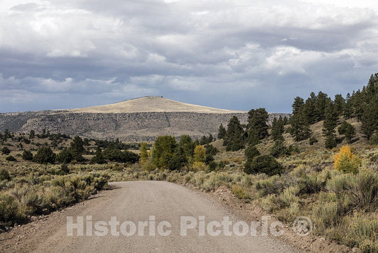 Conejos County, CO Photo - A Dirt Road Leading to a high San Juan Mountain Plateau in Conejos County, Colorado, Near The New Mexico Border.