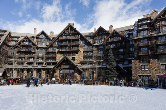 Avon, CO Photo - Skating Rink at The Ritz-Carlton Bachelor Gulch Luxury Hotel in The Beaver Creek Resort Area of Avon, Colorado, west of Vail.