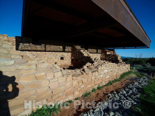 Photo- Wall ruins in the Canyon of the Ancients National Monument, one of the nation's newest national parks or monuments, in southwestern Colorado's Montezuma County 2