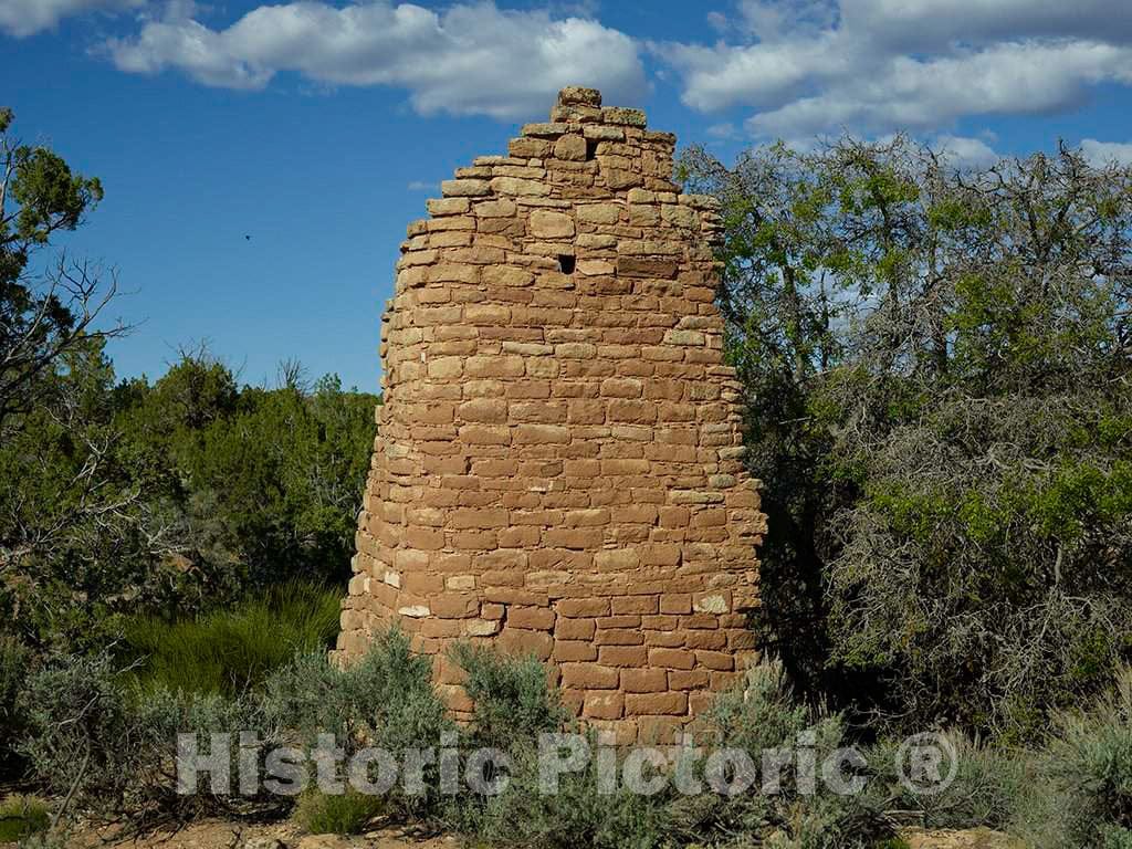 Photo- Masonry remnant in The Colorado Portion of Hovenweep National Monument 3 Fine Art Photo Reproduction