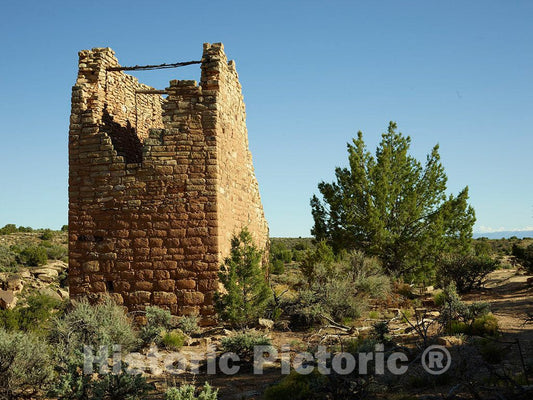 Photo- Masonry remnant in The Colorado Portion of Hovenweep National Monument 4 Fine Art Photo Reproduction