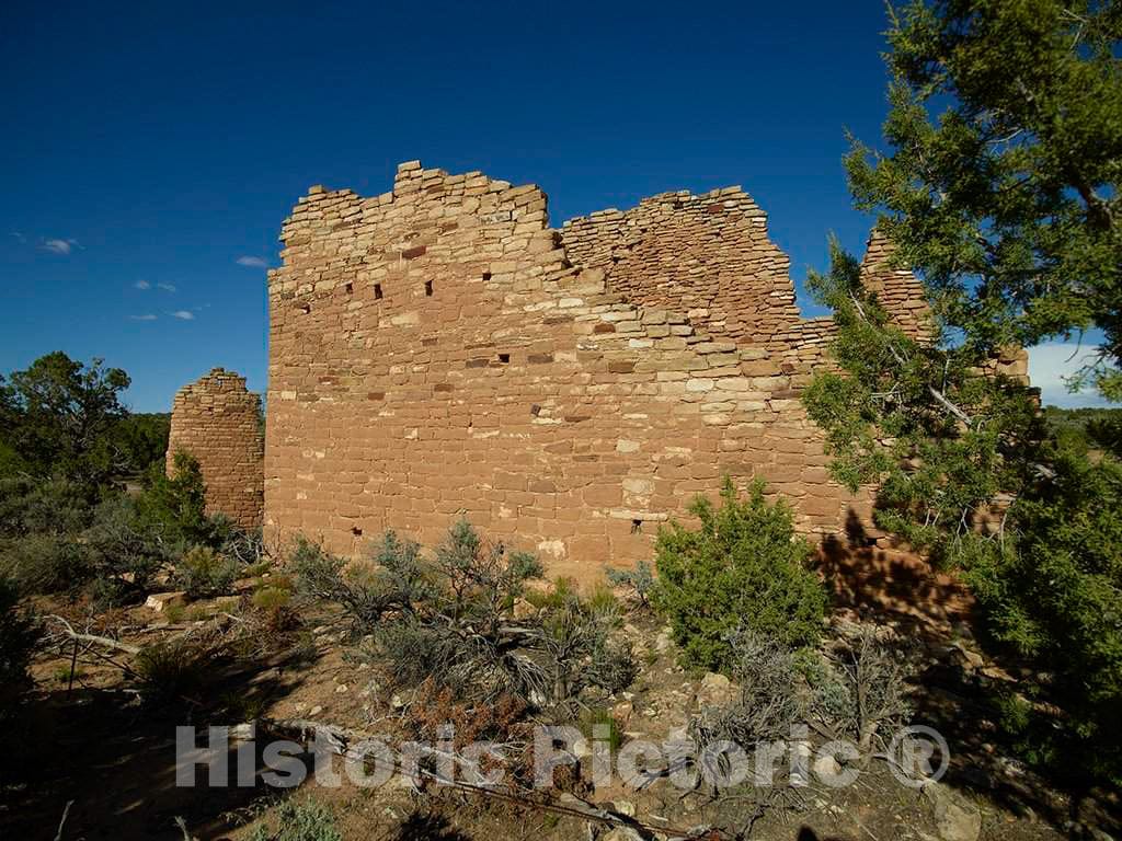 Photo- Masonry remnant in The Colorado Portion of Hovenweep National Monument 6 Fine Art Photo Reproduction