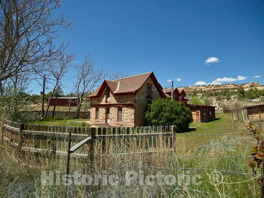 Photo - A Rock House and Former Stagecoach Stop in McElmo Canyon, in Southwestern Colorado's Montezuma County- Fine Art Photo Reporduction