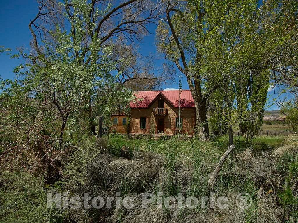 Photo - A Rock House, Often referred to by Locals as one of Several Mormon Houses Built in McElmo Canyon Around 1900 in Southwestern Colorado's Montezuma County