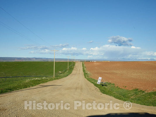 Photo- Vista Down a Country Road in Southwestern Colorado's Montezuma County 2 Fine Art Photo Reproduction