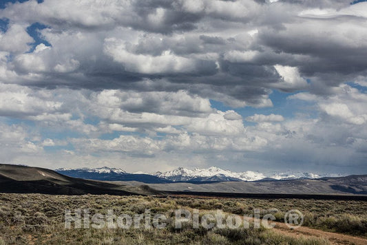 Photo - A Distant View of Mount Zerkel and Other Rocky Mountain Peaks in Jackson County, Colorado, Near Walden- Fine Art Photo Reporduction