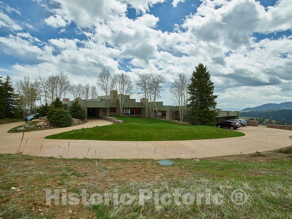 Photo - Residence in the Eagle Mountain neighborhood, adjacent to the better-known Lookout Mountain, above Golden, Colorado- Fine Art Photo Reporduction