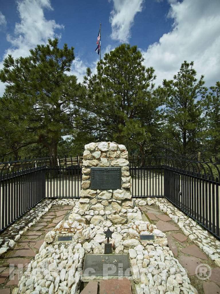 Photo - Buffalo Bill's grave, on Lookout Mountain above Golden, Colorado- Fine Art Photo Reporduction