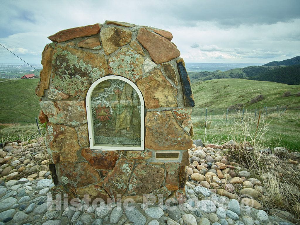 Photo- Marker at The Mother Cabrini Shrine in Golden, Colorado 2 Fine Art Photo Reproduction