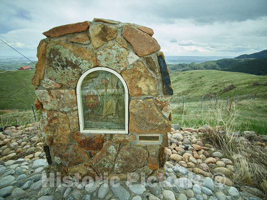 Photo- Marker at The Mother Cabrini Shrine in Golden, Colorado 2 Fine Art Photo Reproduction