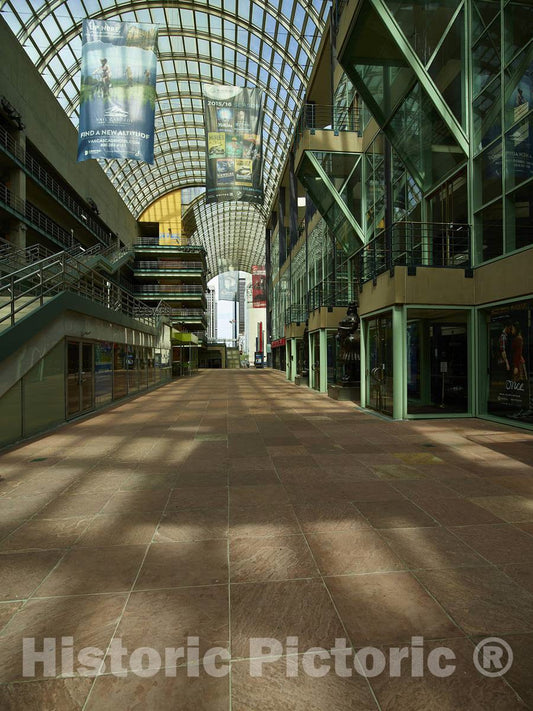 Photo - Arcade that connects several venues at the Center for the Performing Arts in downtown Denver, Colorado- Fine Art Photo Reporduction